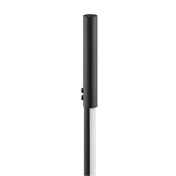 Hampton Bay Calero 50 In. Black Straight Arc Floor Lamp LED Accent lighting - Picture 4 of 7